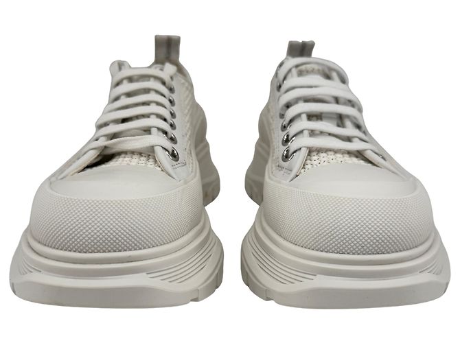 Alexander McQueen — Tread Slick Raffia Blanc, T.38 - Ansicht 3
