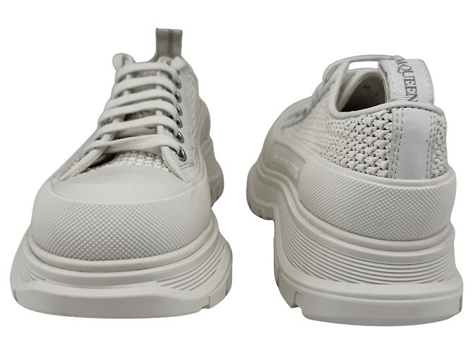 Alexander McQueen — Tread Slick Raffia Blanc, T.38 - Ansicht 6