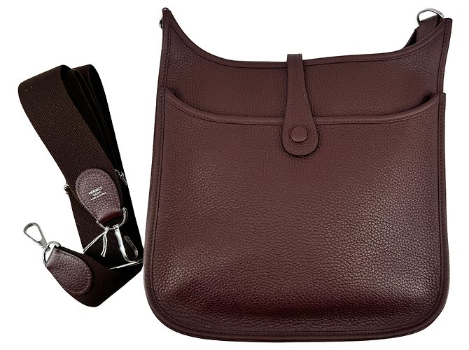 Hermès Evelyne III PM — Cuir Togo Marron, 2020 - vista 3