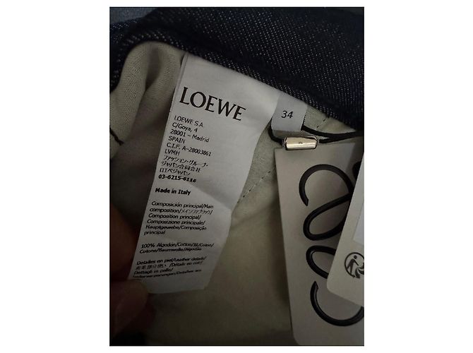 Jeans Loewe Fisherman con risvolti bianchi - vista 14