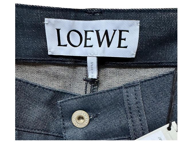 Jeans Loewe Fisherman con risvolti bianchi - vista 17