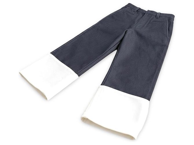 Jeans Loewe Fisherman con risvolti bianchi - vista 4