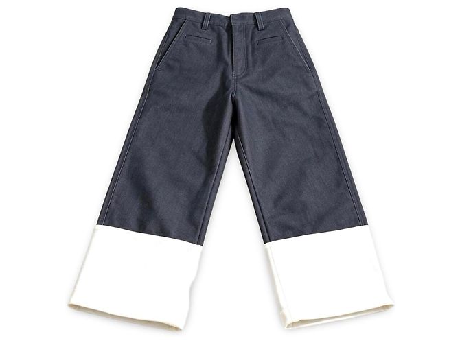 Vaqueros Loewe Fisherman de tiro alto con puños blancos - vista 13