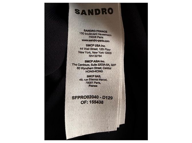 Sandro schwarzes Kleid - Ansicht 5