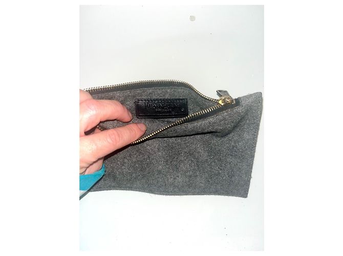 Yves Saint Laurent Leder Beuteltasche Schwarz - Ansicht 12