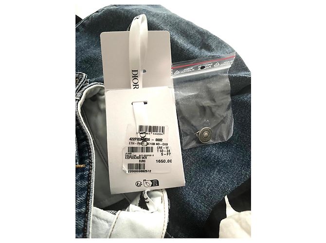 Christian Dior Calças Cargo Denim - vista 3