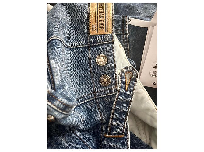 Christian Dior Calças Cargo Denim - vista 4