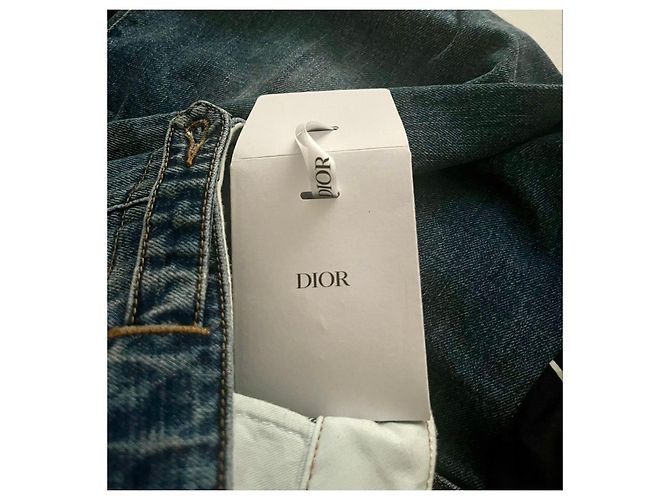 Christian Dior Calças Cargo Denim - vista 5