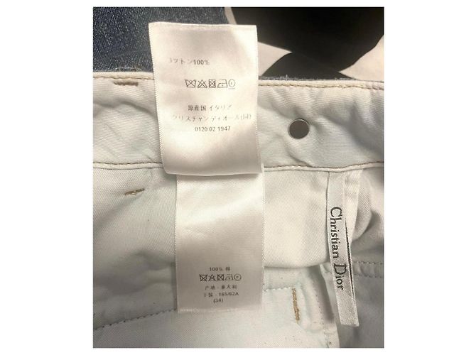 Christian Dior Calças Cargo Denim - vista 8