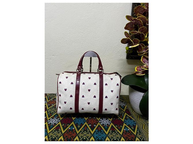 Borsa Gucci Boston stampa cuori - vista 2