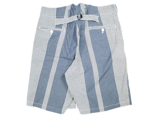 Autre Marque Engineered Garments WP SHORT MINI GINGHAM BIG ST. Pantaloncini in cotone - vista 2