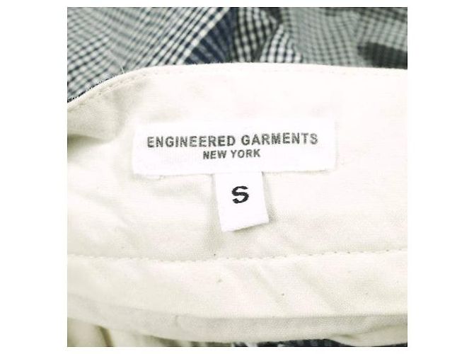 Autre Marque Engineered Garments WP SHORT MINI GINGHAM BIG ST. Pantaloncini in cotone - vista 7
