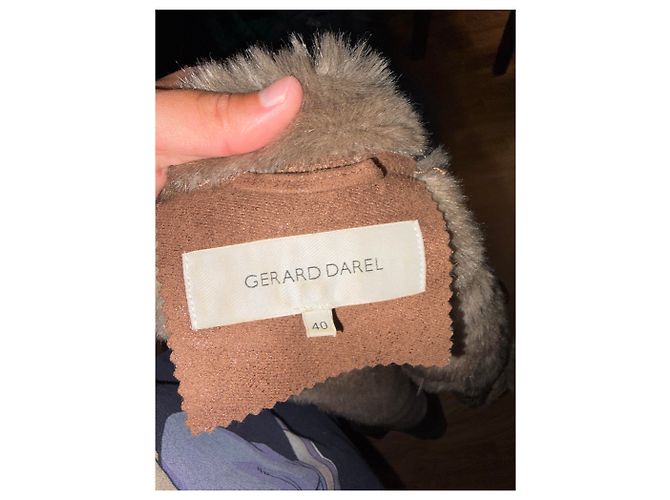 Gerard Darel Webpelzmantel - Ansicht 2