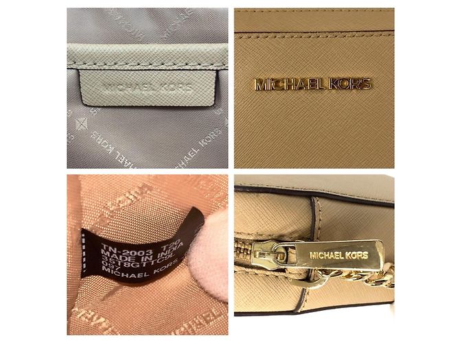 Bolso de hombro de piel Michael Kors Jet Set - vista 4