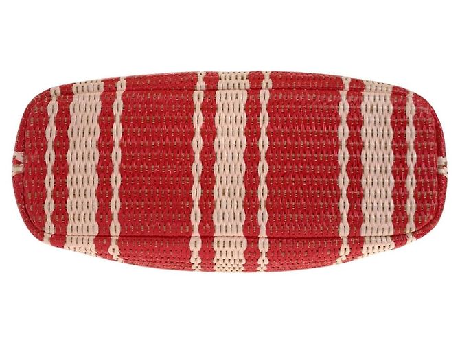 Borsa a tracolla in paglia Kate Spade Scrunch Beach Chair Stripe - vista 8
