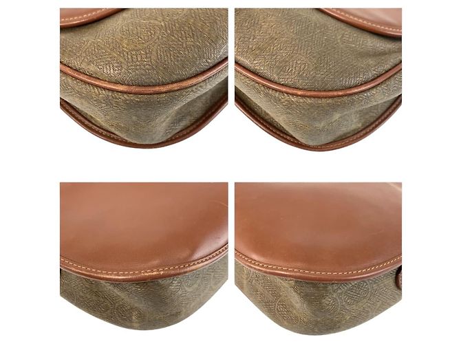 Borsa a tracolla Gucci Old Gucci in pelle e tela - vista 4