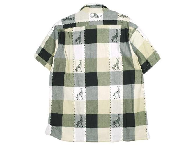 Autre Marque Engineered Garments Camp Shirt Cotton Giraffe Jacquard Shirt Cotton - vista 2