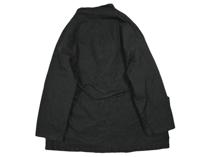 Autre Marque Chaqueta sin cuello Ebonyivory de algodón y nailon - vista 2