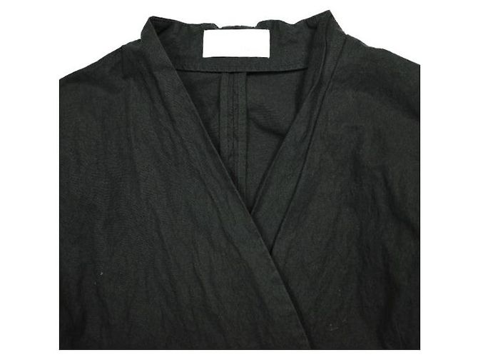 Autre Marque Chaqueta sin cuello Ebonyivory de algodón y nailon - vista 3