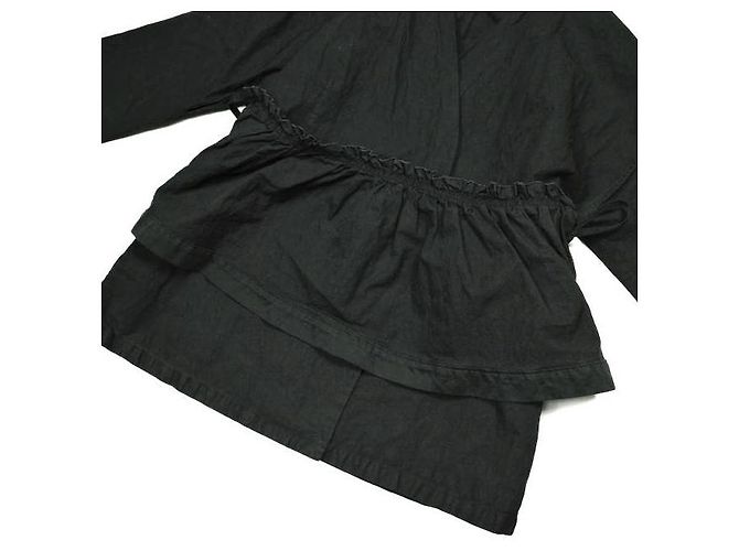 Autre Marque Chaqueta sin cuello Ebonyivory de algodón y nailon - vista 4