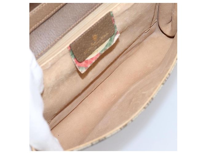 Borsa a tracolla GUCCI GG Supreme PVC Beige Gold 94 02 050 - vista 10