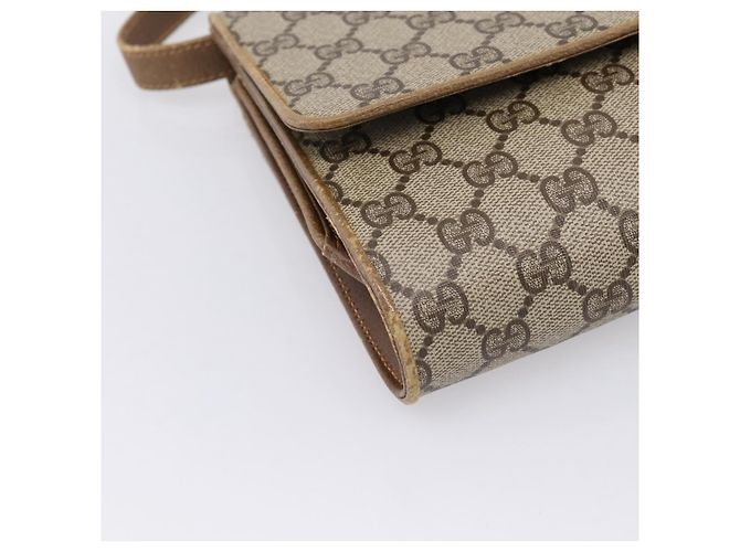 Borsa a tracolla GUCCI GG Supreme PVC Beige Gold 94 02 050 - vista 14