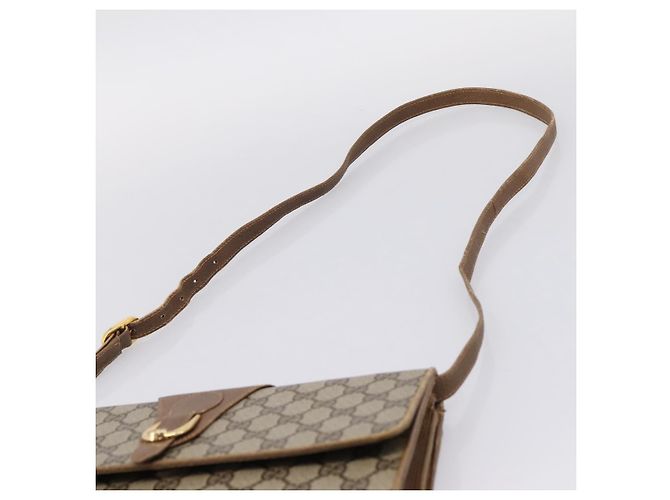 Borsa a tracolla GUCCI GG Supreme PVC Beige Gold 94 02 050 - vista 8