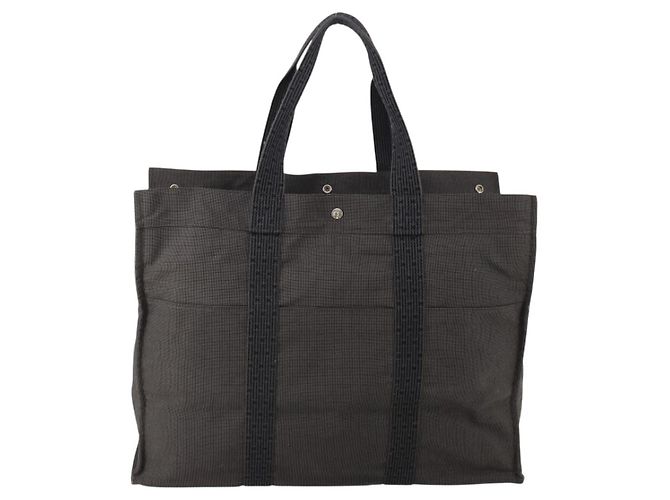 Hermès Borsa HERMES Her Line TGM Canvas Gray Silver - vista 2