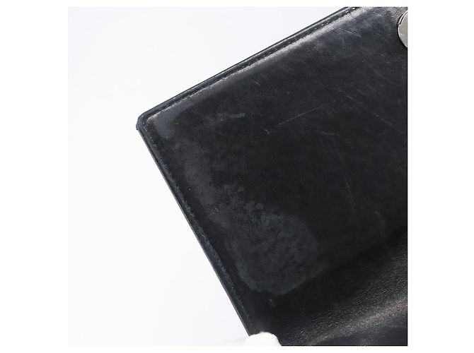 CHANEL COCO Mark Chain Handtasche Lackleder Schwarz Silber CC - Ansicht 8