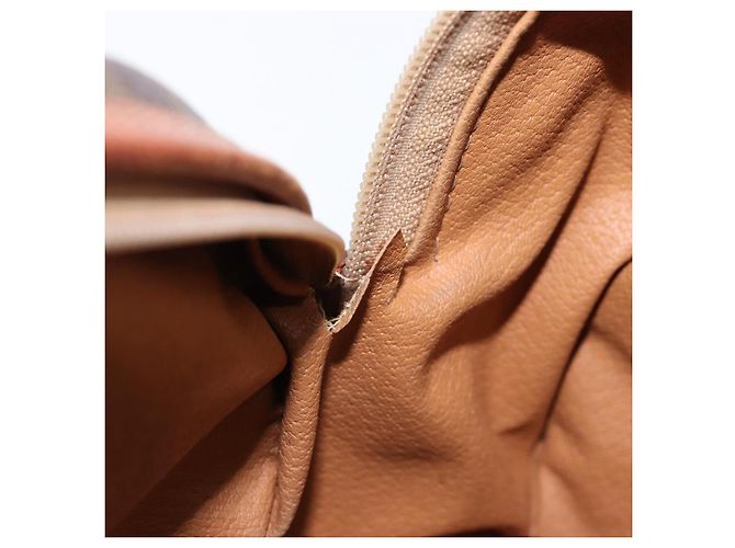 Triomphe Céline Bolsa de mão CELINE Macadam Canvas PVC Leather Brown Gold - vista 24