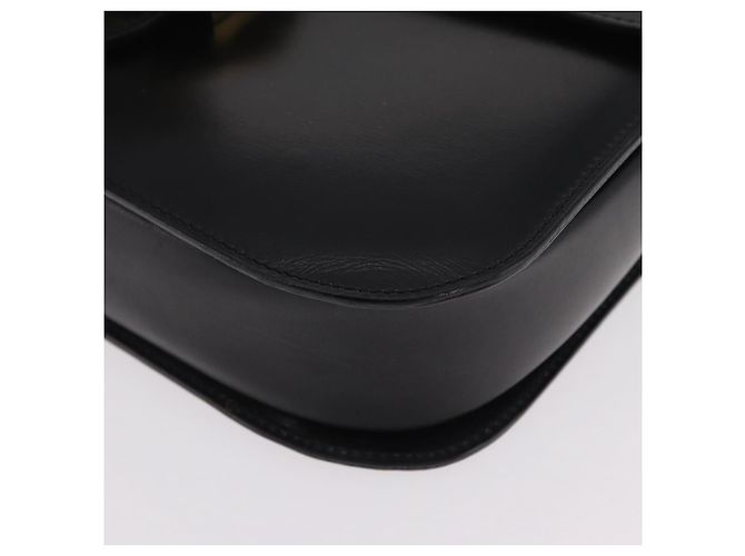 Edge Céline CELINE Handtasche aus Leder 2way Schwarz Goldfarben - Ansicht 19