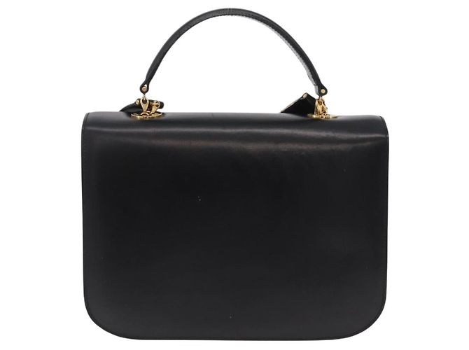 Edge Céline CELINE Handtasche aus Leder 2way Schwarz Goldfarben - Ansicht 2