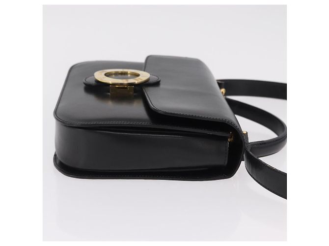 Edge Céline CELINE Handtasche aus Leder 2way Schwarz Goldfarben - Ansicht 3