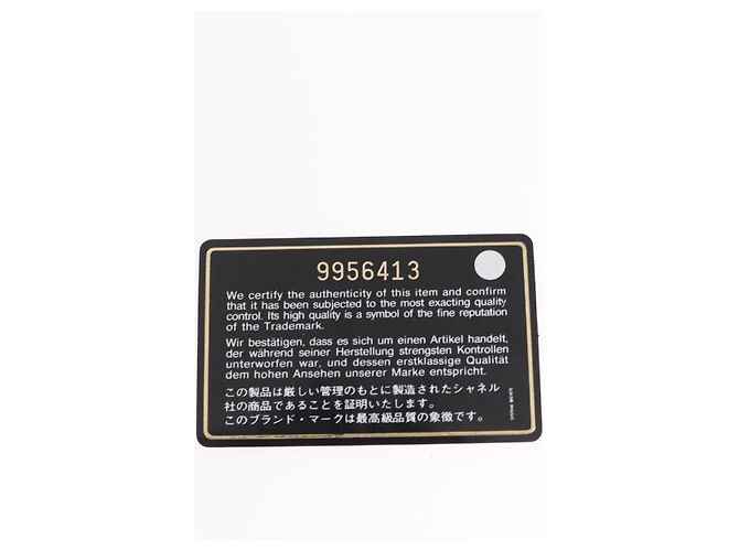 Bolsa de mão CHANEL Canvas Bege Silver CC - vista 11