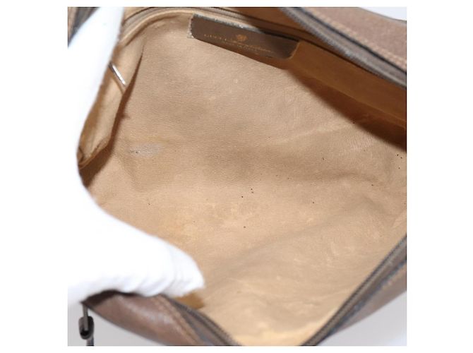 Borsa a tracolla GUCCI GG Supreme Web Sherry Line PVC Beige 56 02 005 - vista 11
