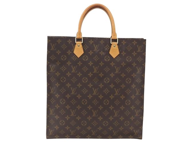 LOUIS VUITTON Monogram Sac Plat Hand Bag M51140 LV - vista 13