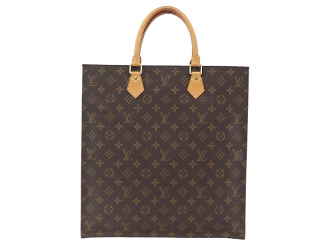 LOUIS VUITTON Monogram Sac Plat Hand Bag M51140 LV - vista 2