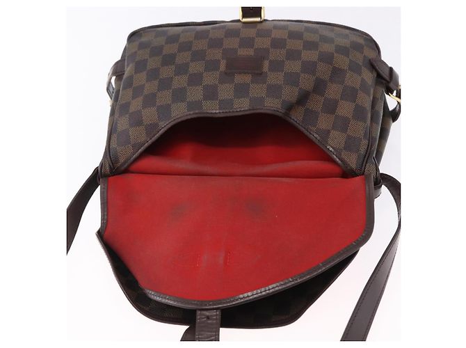 LOUIS VUITTON Damier Ebene Saumur 30 Shoulder Bag SPO N48081 LV - vista 10