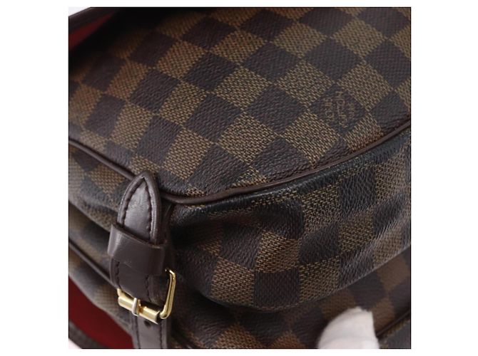 LOUIS VUITTON Damier Ebene Saumur 30 Shoulder Bag SPO N48081 LV - vista 14