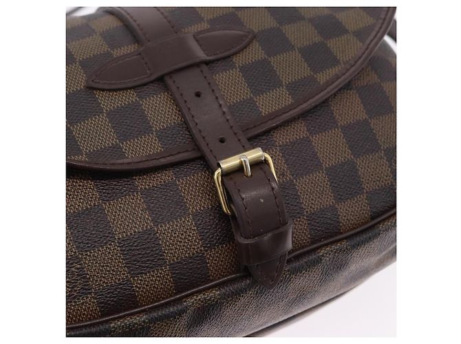 LOUIS VUITTON Damier Ebene Saumur 30 Shoulder Bag SPO N48081 LV - vista 17