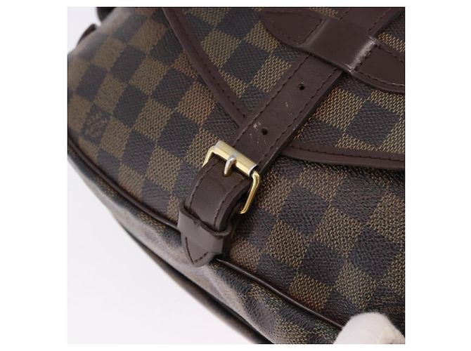 LOUIS VUITTON Damier Ebene Saumur 30 Shoulder Bag SPO N48081 LV - vista 18