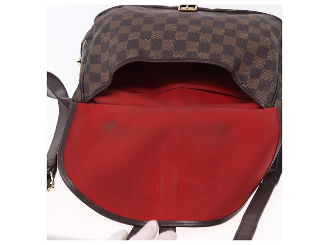 LOUIS VUITTON Damier Ebene Saumur 30 Shoulder Bag SPO N48081 LV - vista 22