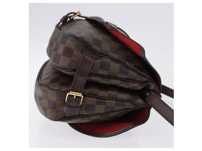 LOUIS VUITTON Damier Ebene Saumur 30 Shoulder Bag SPO N48081 LV - vista 3