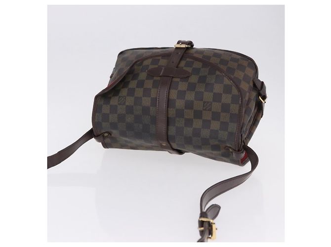 LOUIS VUITTON Damier Ebene Saumur 30 Shoulder Bag SPO N48081 LV - vista 6