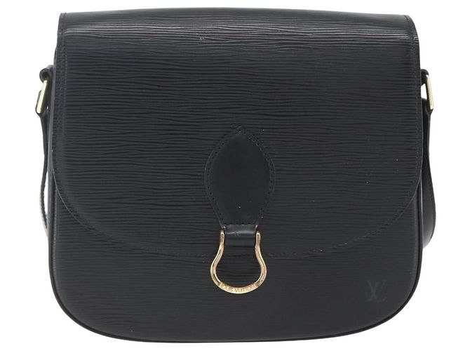 LOUIS VUITTON Epi Saint Cloud GM Shoulder Bag Black Noir M52192 LV - Ansicht 13