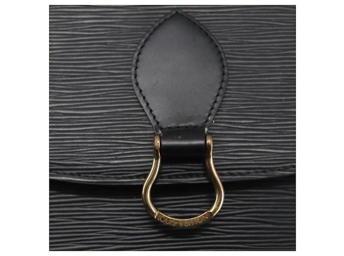 LOUIS VUITTON Epi Saint Cloud GM Shoulder Bag Black Noir M52192 LV - Ansicht 17