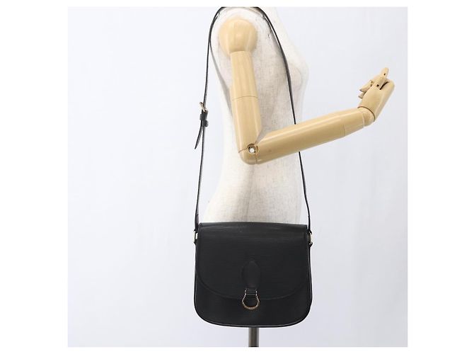 LOUIS VUITTON Epi Saint Cloud GM Shoulder Bag Black Noir M52192 LV - Ansicht 26