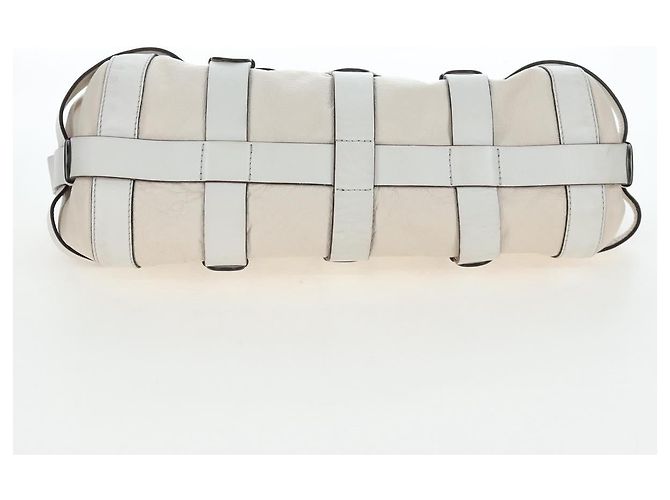 Chloé Chloe Kerala Handtasche aus Leder Weiß Gold - Ansicht 11