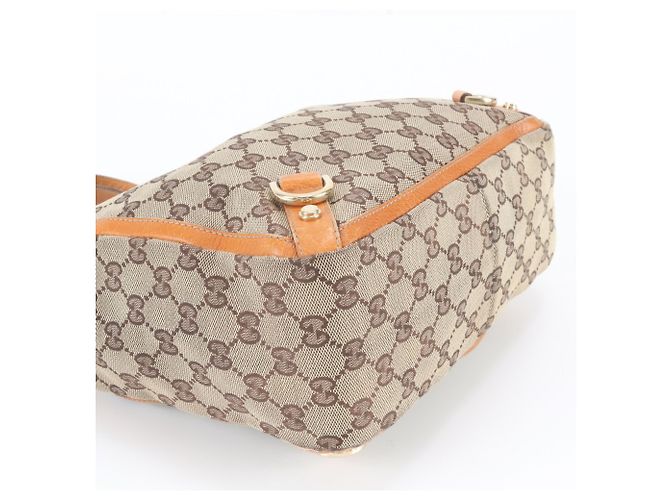 Borsa Tote Gucci GG Canvas Abbey in pelle - vista 4