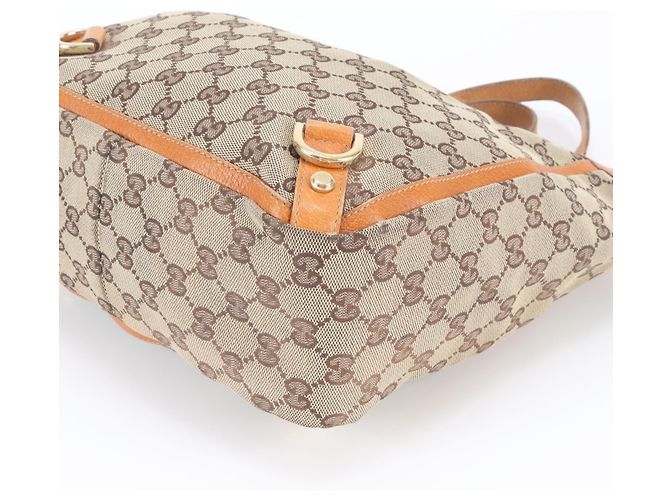 Borsa Tote Gucci GG Canvas Abbey in pelle - vista 5